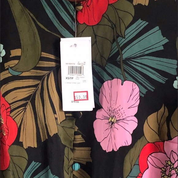 GUESS Simona Tie Front Top - Picture 2 of 2